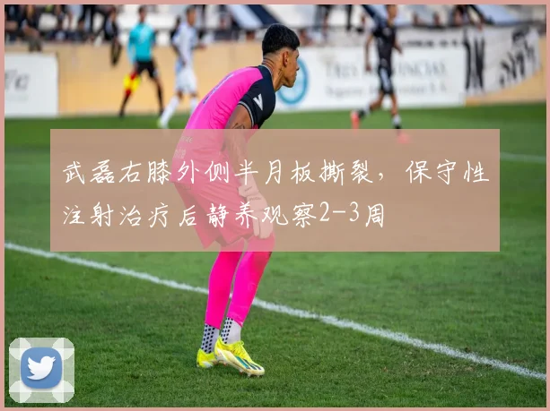 武磊右膝外侧半月板撕裂，保守性注射治疗后静养观察2-3周