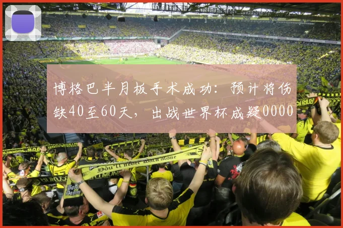 博格巴半月板手术成功：预计将伤缺40至60天，出战世界杯成疑0000644
